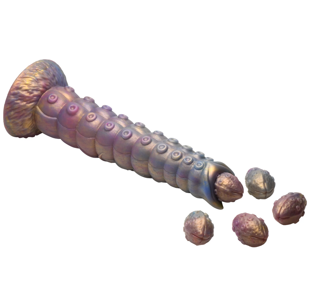 THE DEEP INVADER TENTACLE OVIPOSITOR DILDO w/ EGGS BY CREATURE COCKS THE DEEP INVADER TENTACLE OVIPOSITOR DILDO w/ EGGS BY CREATURE COCKS