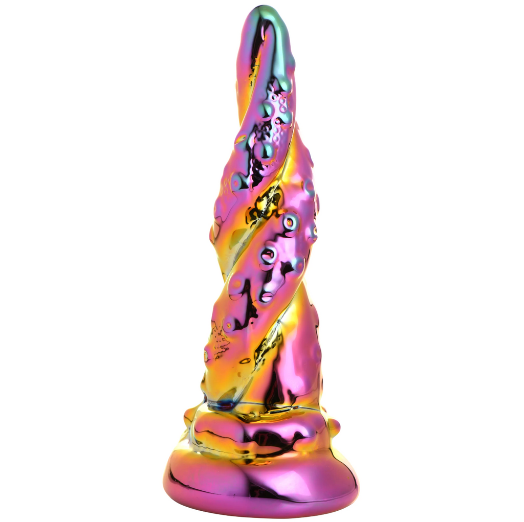 THE ENCHANTRESS RAINBOW GLASS DILDO BY CREATURE COCKS