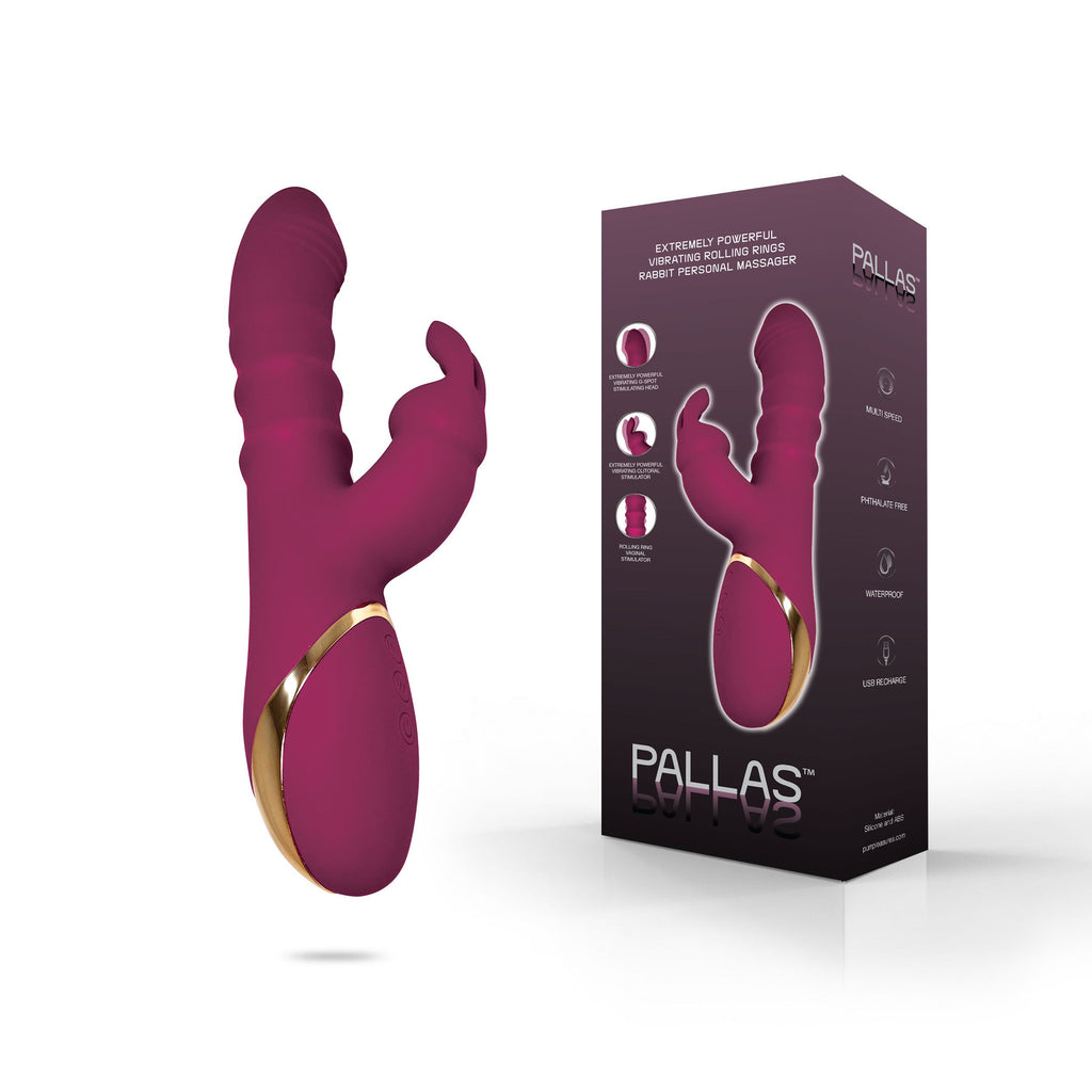 THE PALLAS TRIPLE ACTION MASSAGING SHAFT RABBIT VIBRATOR THE PALLAS TRIPLE ACTION MASSAGING SHAFT RABBIT VIBRATOR