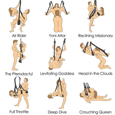 Trinity Padded Sex Swing with Torque Bar