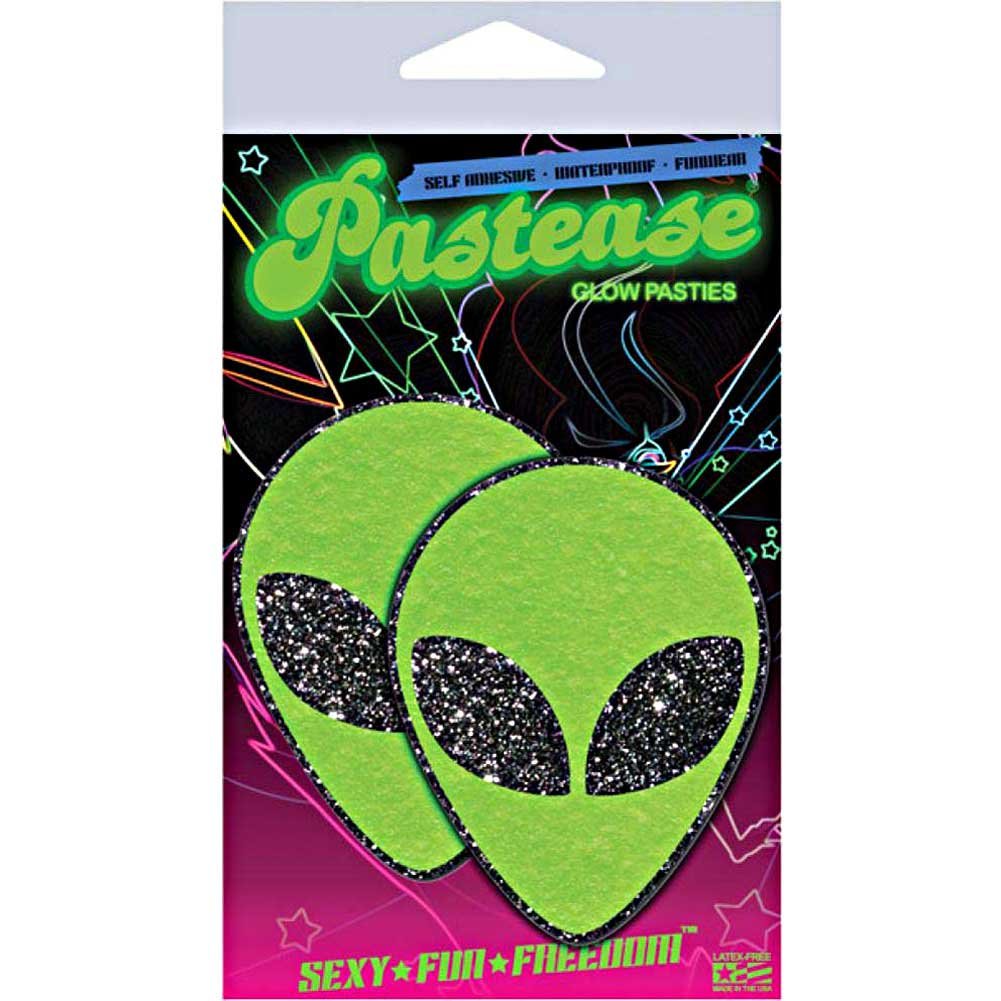 Alien Pasties - Neon Green/Glow in the Dark