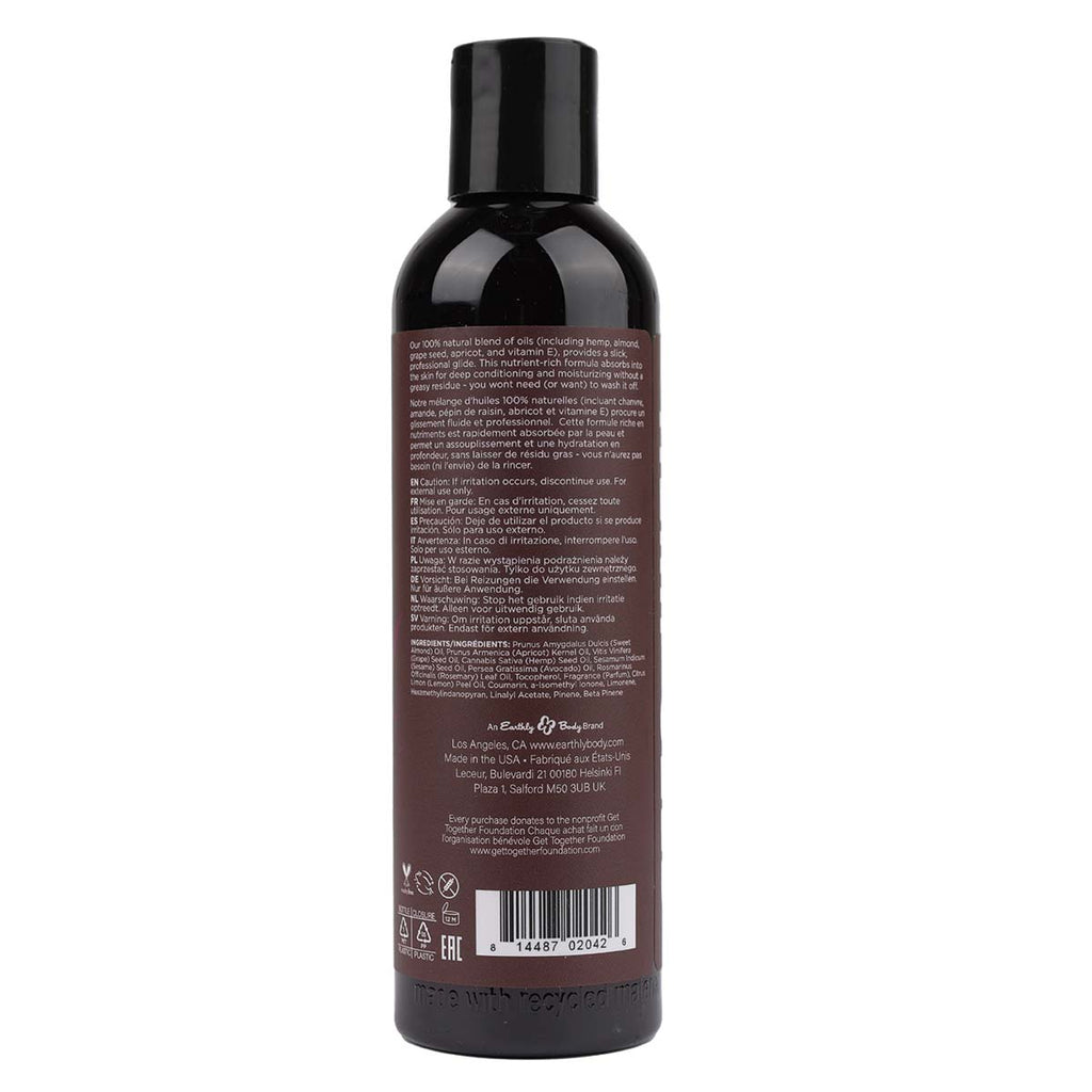 Skinny Dip Scent Hemp Seed CBD Massage and Body Oil 8oz