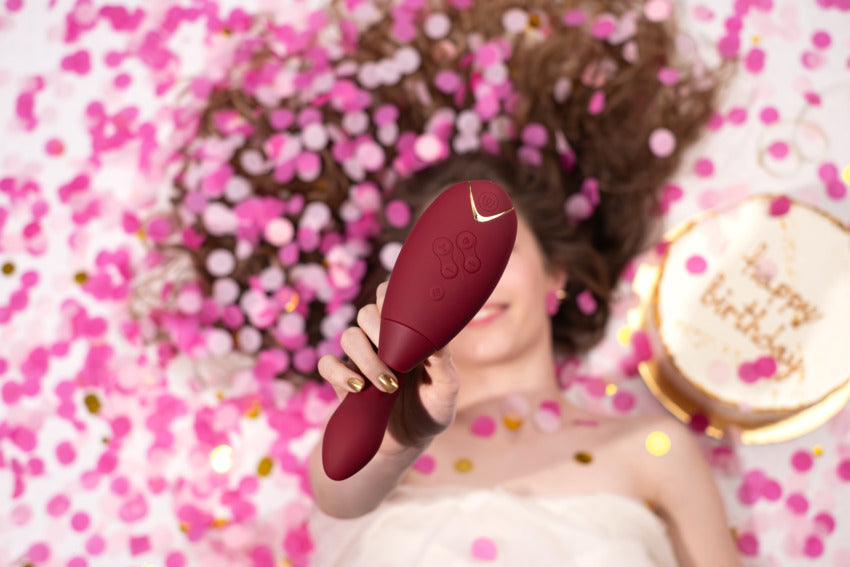 Womanizer Next Duo 2-in-1 G-Spot Vibrator in Dusky Pink