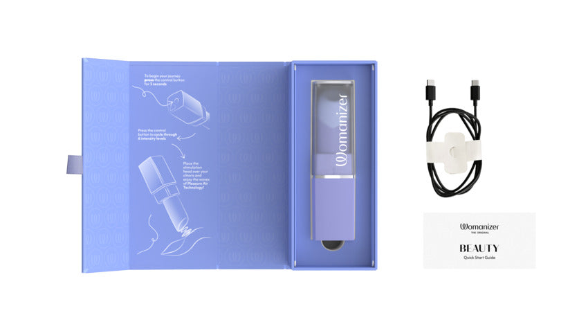 Womanizer Beauty Travel-Friendly Clitoral Stimulator in Lilac