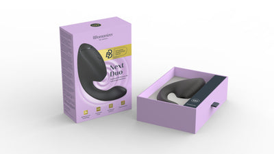Womanizer Next Duo 2-in-1 G-Spot Vibrator in Black