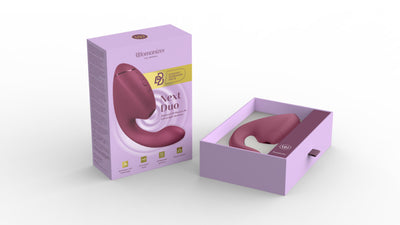 Womanizer Next Duo 2-in-1 G-Spot Vibrator in Dusky Pink