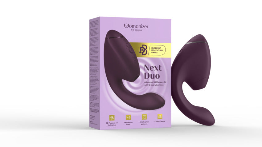 Womanizer Next Duo 2-in-1 G-Spot Vibrator in Dark Purple