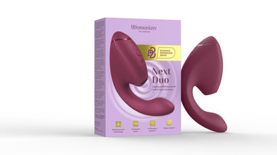 Womanizer Next Duo 2-in-1 G-Spot Vibrator in Dusky Pink