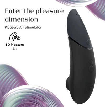 WOMANIZER NEXT CLITORAL 3D PLEASURE AIR STIMULATOR - BLACK