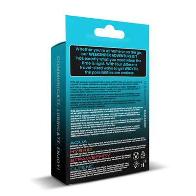 Wicked Weekender Lube Variety Kit Gift Set
