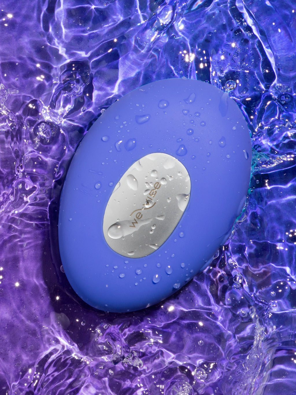 We-Vibe Temp Heating and Cooling Lay-on Vibrator in Lavender Blue