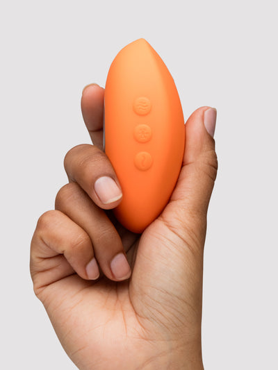 We-Vibe Temp Heating and Cooling Lay-on Vibrator in Tangerine