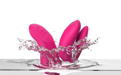 Chorus Pro Couples Vibrator by We-Vibe in Electric Pink