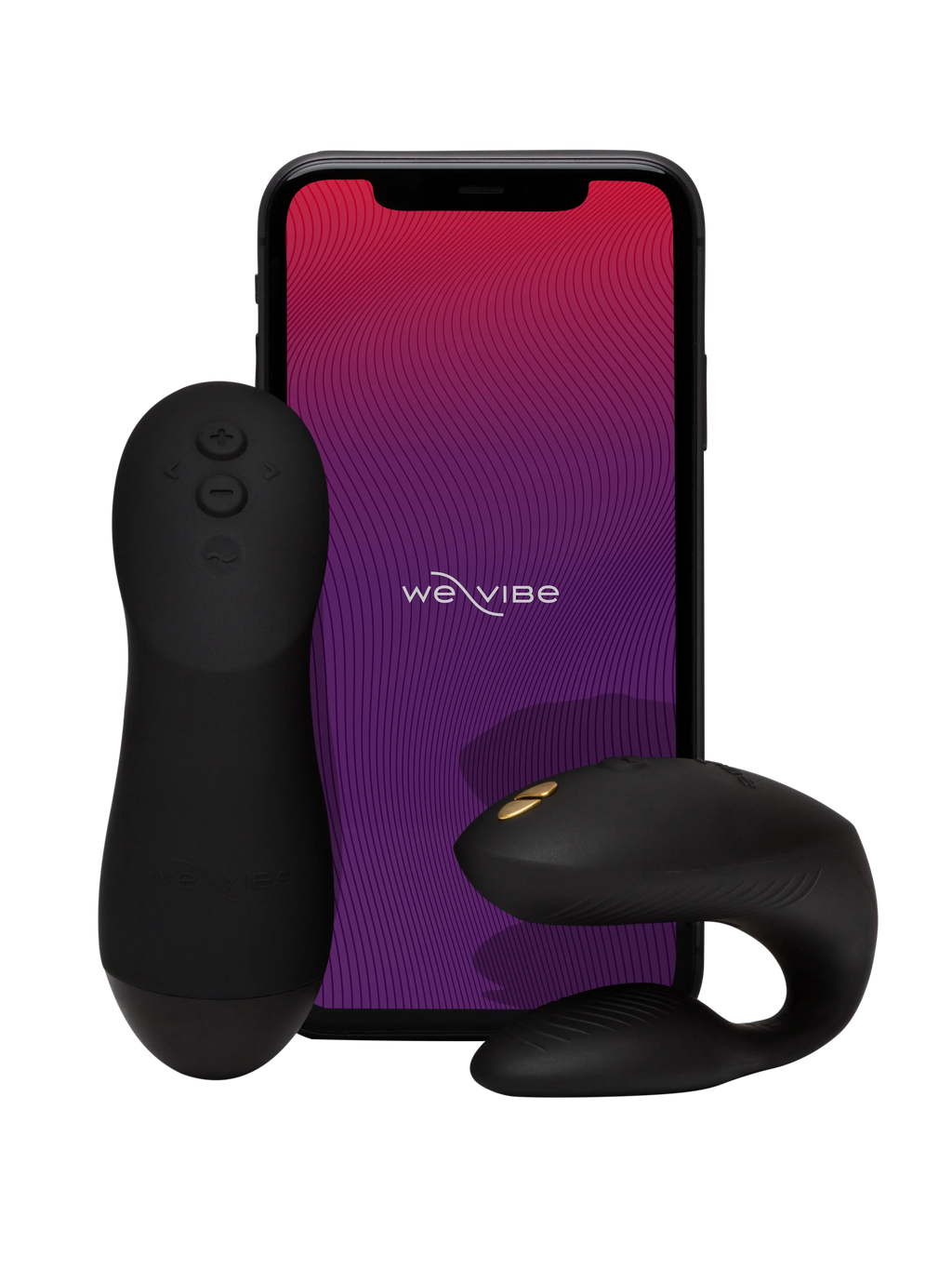 Chorus Pro Couples Vibrator by We-Vibe in Satin Black