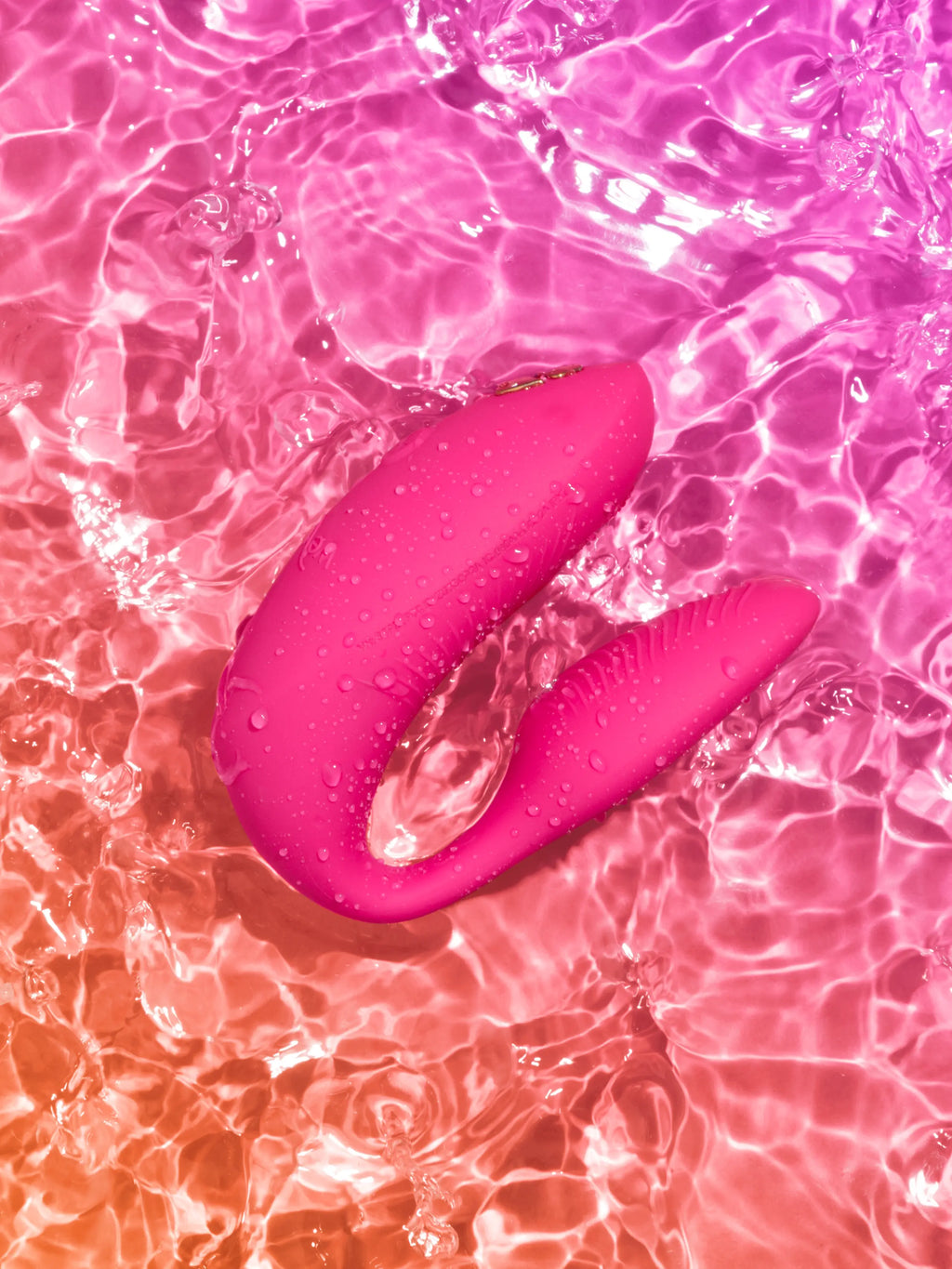 Chorus Pro Couples Vibrator by We-Vibe in Electric Pink