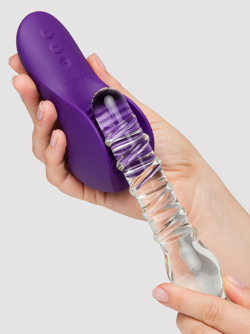 We-Vibe Shared Touch Couple's Grider Vibrator in Purple