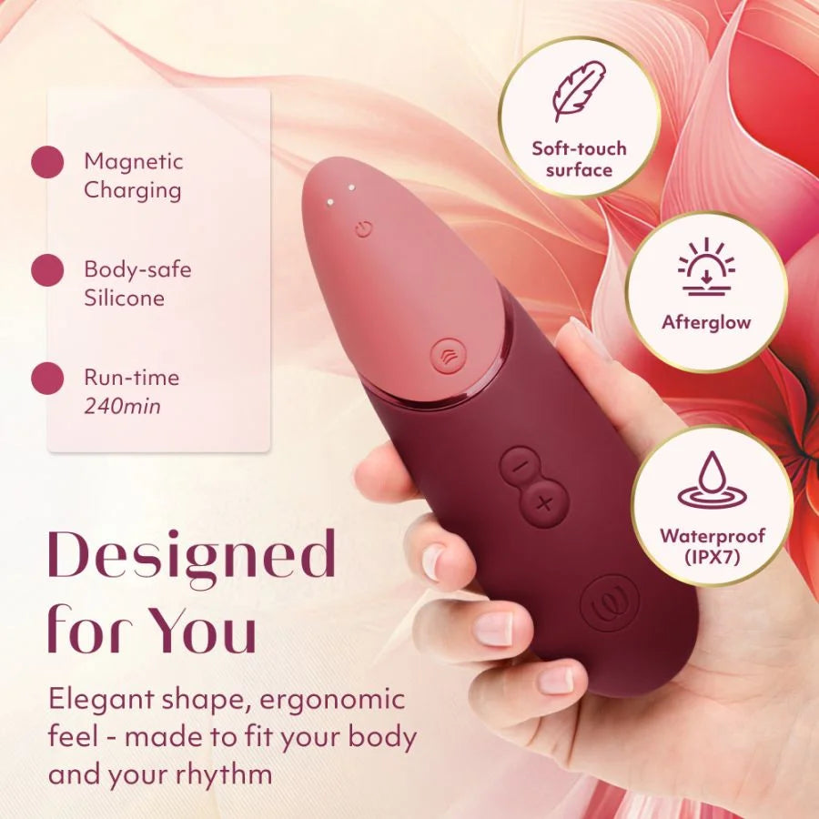 Womanizer Next Clitoral 3D Pleasure Air Stimulator - Bordeaux