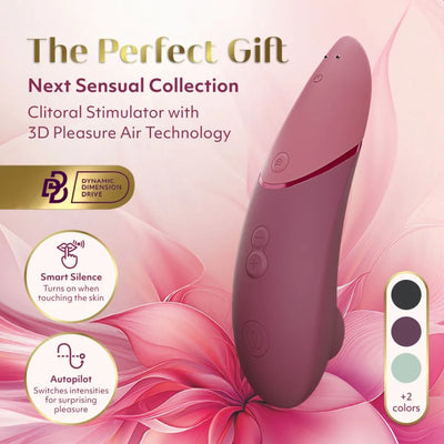 Womanizer Next Clitoral 3D Pleasure Air Stimulator - Dusky Pink