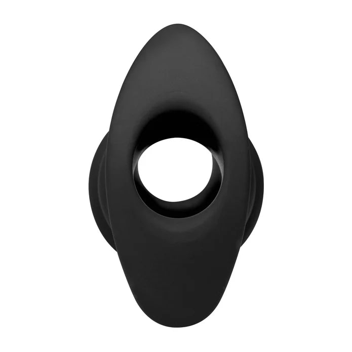Hive Ass Silicone Ribbed Hollow Anal Plug in Large