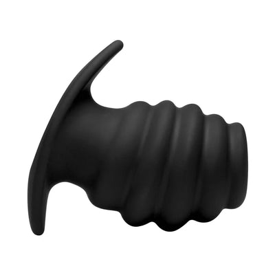 Hive Ass Silicone Ribbed Hollow Anal Plug in Large