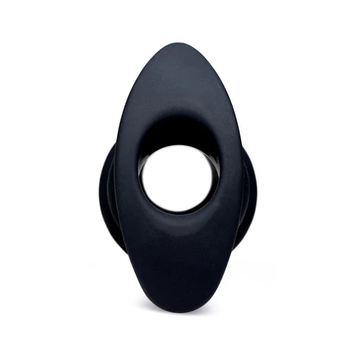 Hive Ass Silicone Ribbed Hollow Anal Plug in Medium