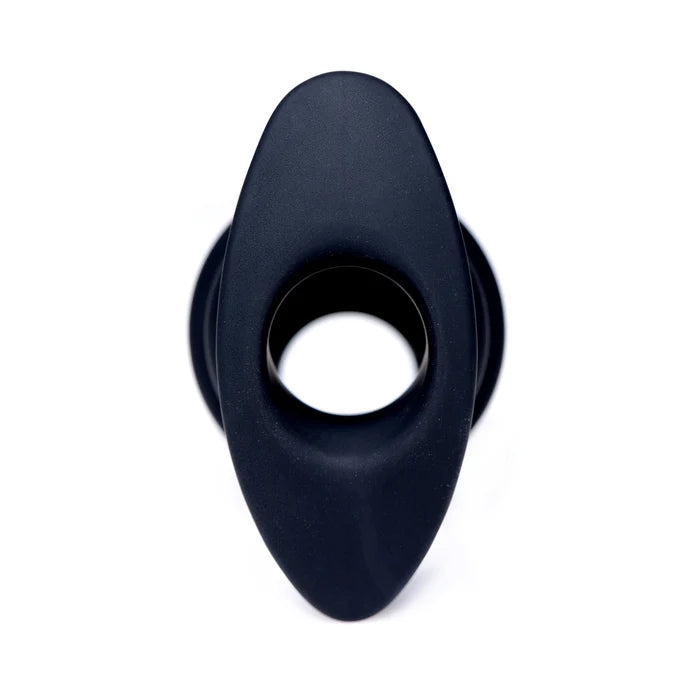 Hive Ass Silicone Ribbed Hollow Anal Plug in Small