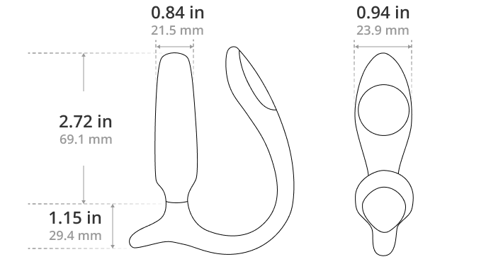 Lovense Lush Anal App-Controlled Butt Plug Vibrator