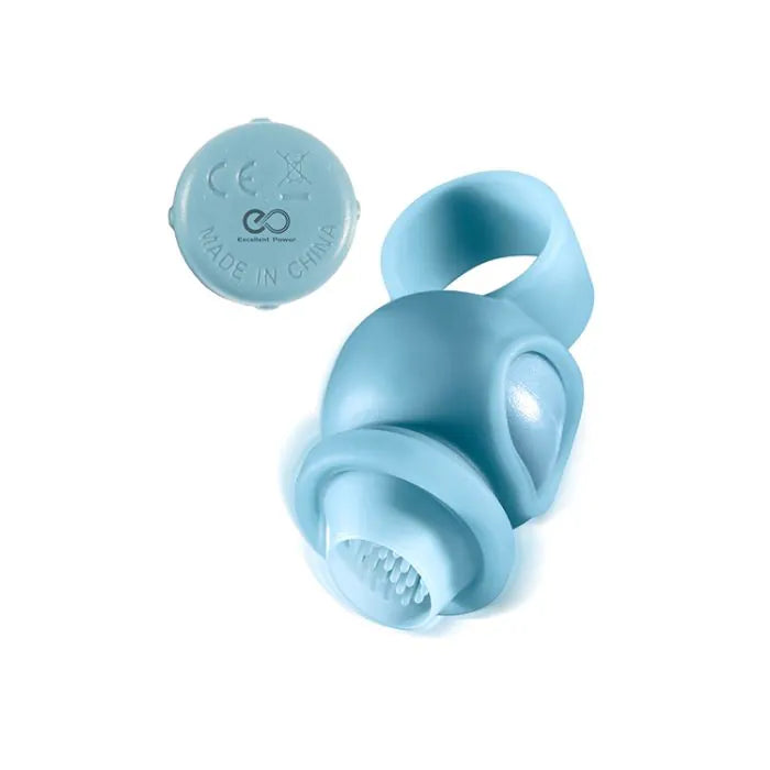 Clit Ring Mini Finger Vibrator in Blue