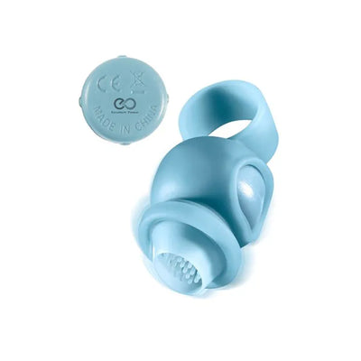 Clit Ring Mini Finger Vibrator in Blue