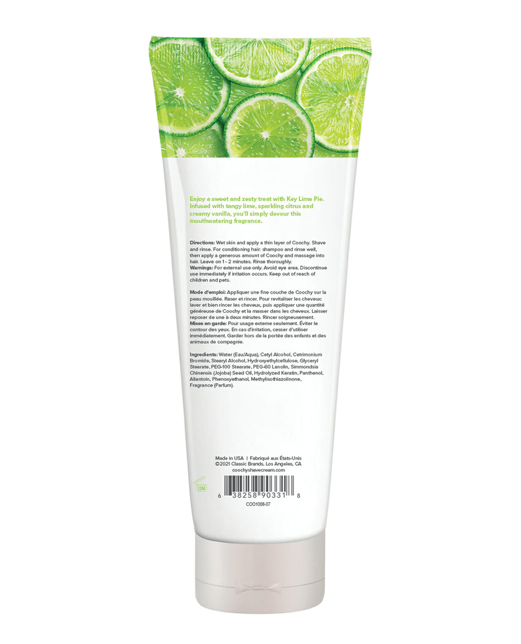 COOCHY Oh So Smooth Shave Cream Key Lime - 7.4 oz