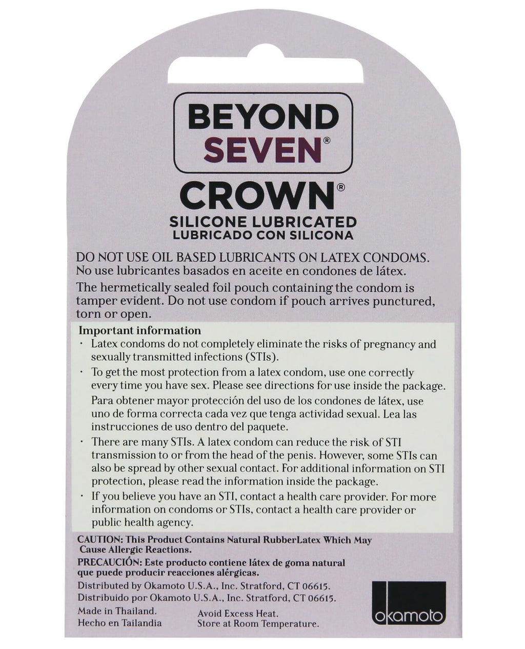 Beyond Seven Crown Condoms - 3 pk
