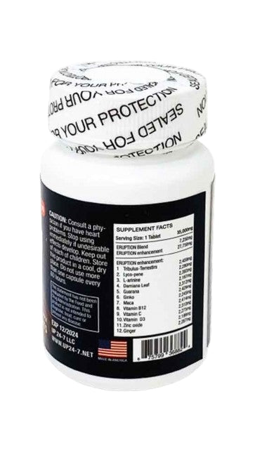 Eruption Double 35MG Male Sexual Enhancement Supplement - 6 Capsule Bottle