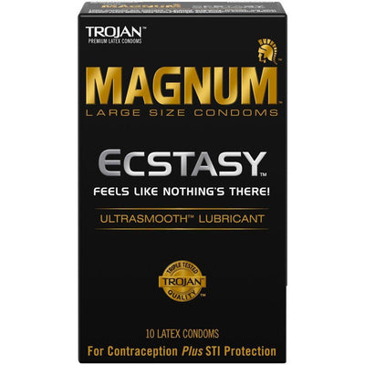 Trojan Magnum Ecstasy Condoms - 10pk