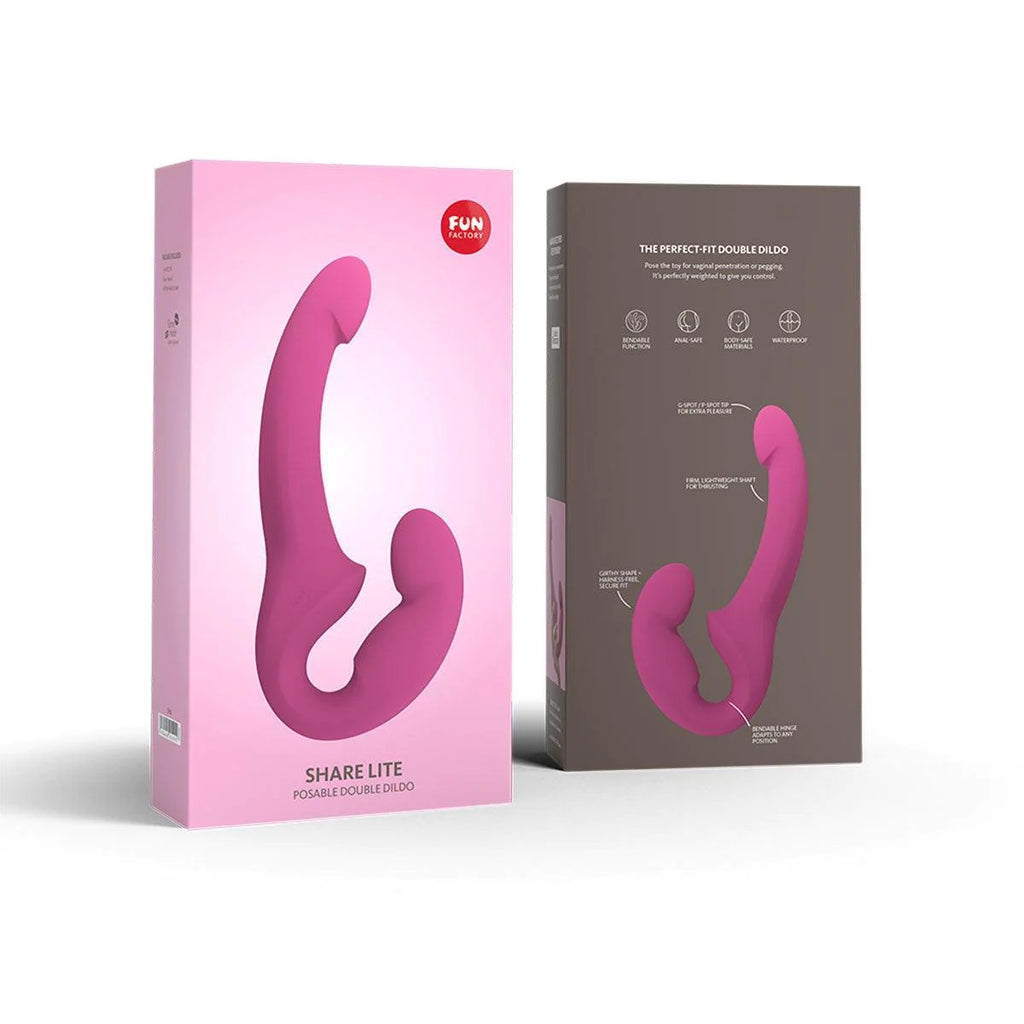 FUN FACTORY SHARE LITE POSABLE DOUBLE-SIDED DILDO FUN FACTORY SHARE LITE POSABLE DOUBLE-SIDED DILDO