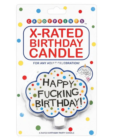 X-Rated Birthday Candle - Happy Fucking Birthday!