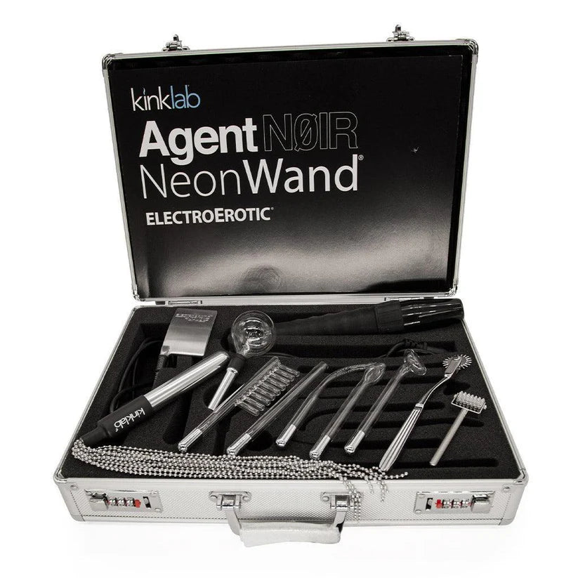 Kinklab Agent Noir Electro Erotic Neon Wand Kit