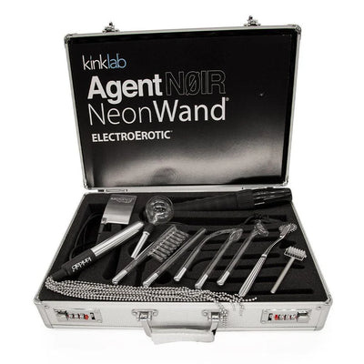 Kinklab Agent Noir Electro Erotic Neon Wand Kit