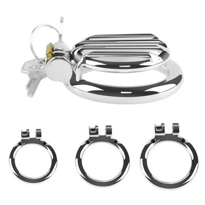 Grill Grate 15mm Flat Chastity Cage Cock Cage by Metal Pleasure Play