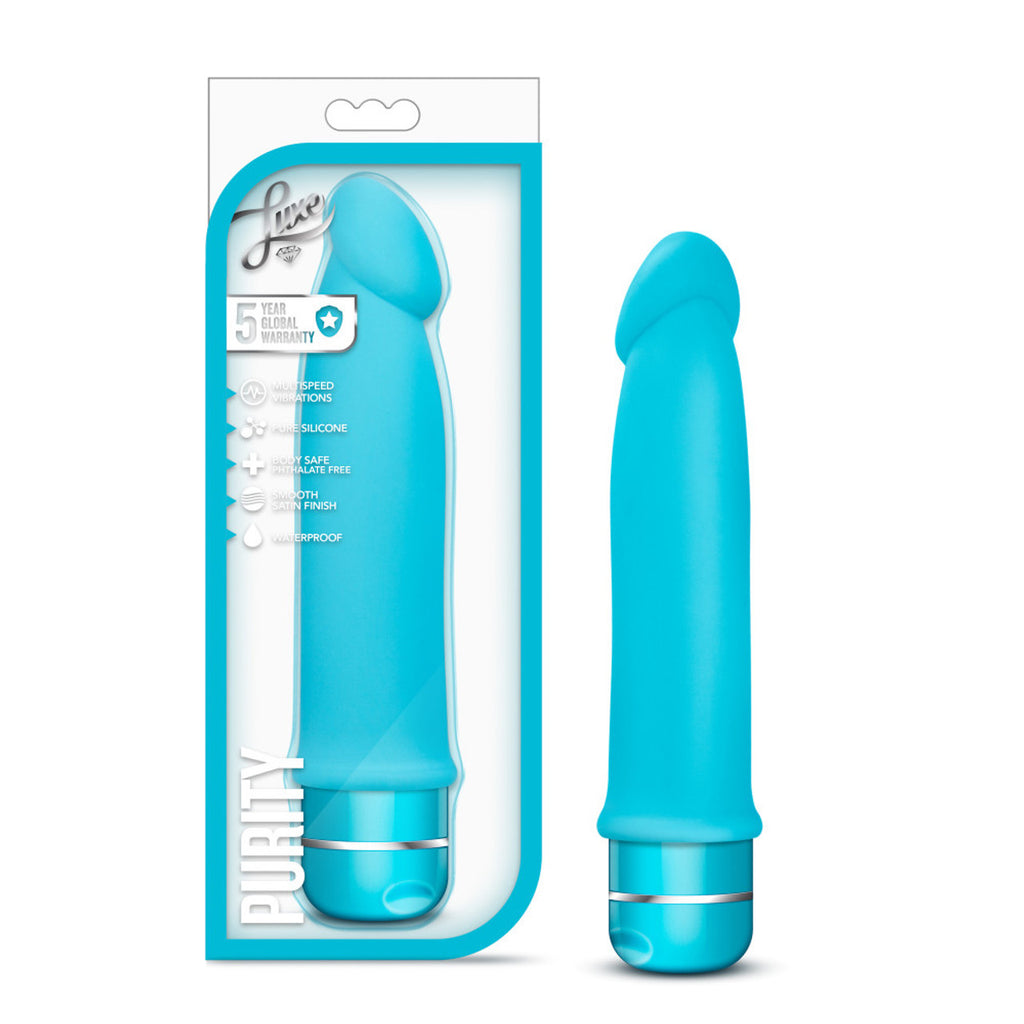 Luxe Purity Blue Vibrator