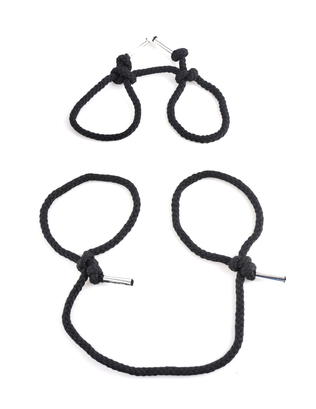 Fetish Fantasy Silk Rope Bondage Set - Black