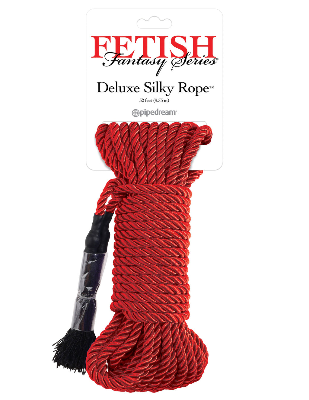 Fetish Fantasy Deluxe Silk Rope - Red