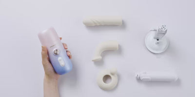 Lovense Spinel Thrusting and Heating Massage Gun Dildo Vibe