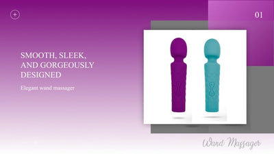 Omotion Wand Massager - Purple