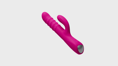 Lovense Velvo Rolling Bead Rabbit Vibrator with Dual Control & App Sync