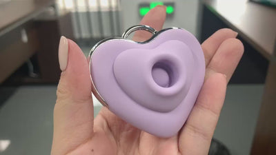 Le Heart Suction Vibe in Purple