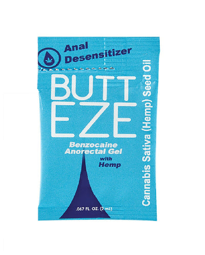 Butt Eze Desensitizing Lubricant w/Hemp Seed Oil – Foil Packet