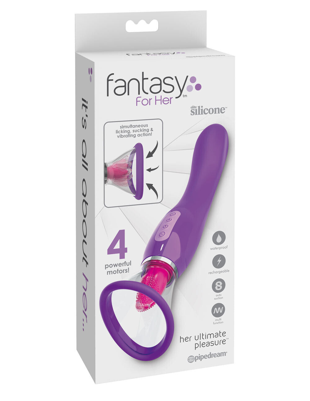 Fantasy For Her Suction Vibrator