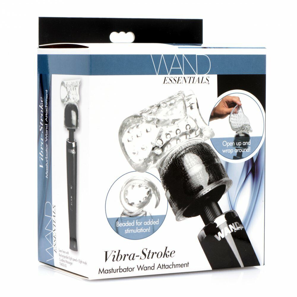 Get the Vibra-Stroke Masturbator Wand Attachment - Clear at Castle Megastore Get the Vibra-Stroke Masturbator Wand Attachment - Clear at Castle Megastore
