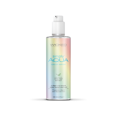 Wicked Simply Aqua Special Edition Lube - 4 oz