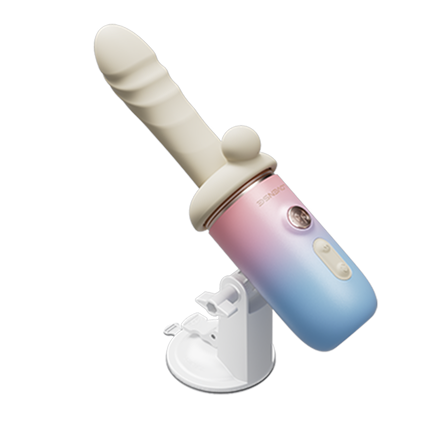 Lovense Spinel Thrusting and Heating Massage Gun Dildo Vibe
